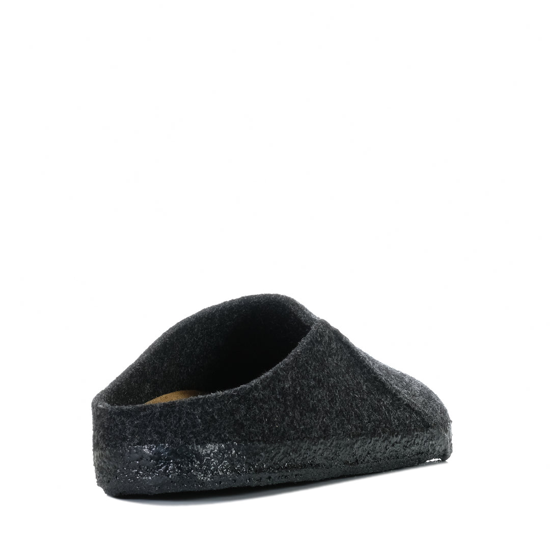 Birkenstock Zermatt Wool-Felt (Regular) Anthracite, 41 EU, 42 EU, 43 EU, 44 EU, 45 EU, 46 EU, birkenstock, black, casual, mens, shoes, slippers, wide