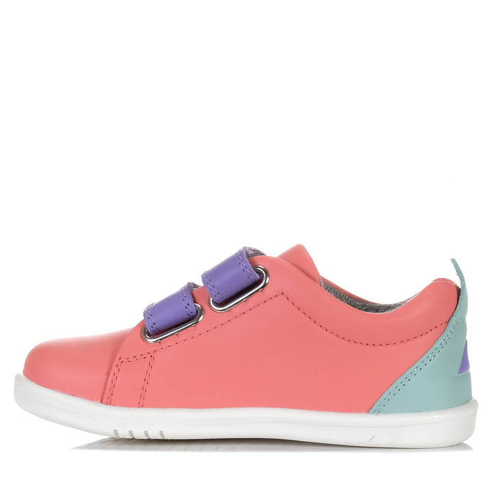 Bobux I-Walk Grass Court 640508 Ocean Coral Combo, 22 EU, 23 EU, 24 EU, 25 EU, 26 EU, Bobux, kids, multi, pink, shoes, youth