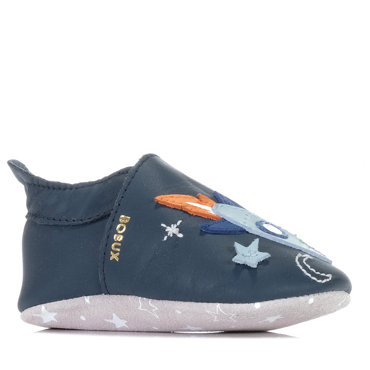 Bobux Soft Sole Cosmic Rocket Navy, blue, bobux, kids, Large, Medium, shoes, small, toddler