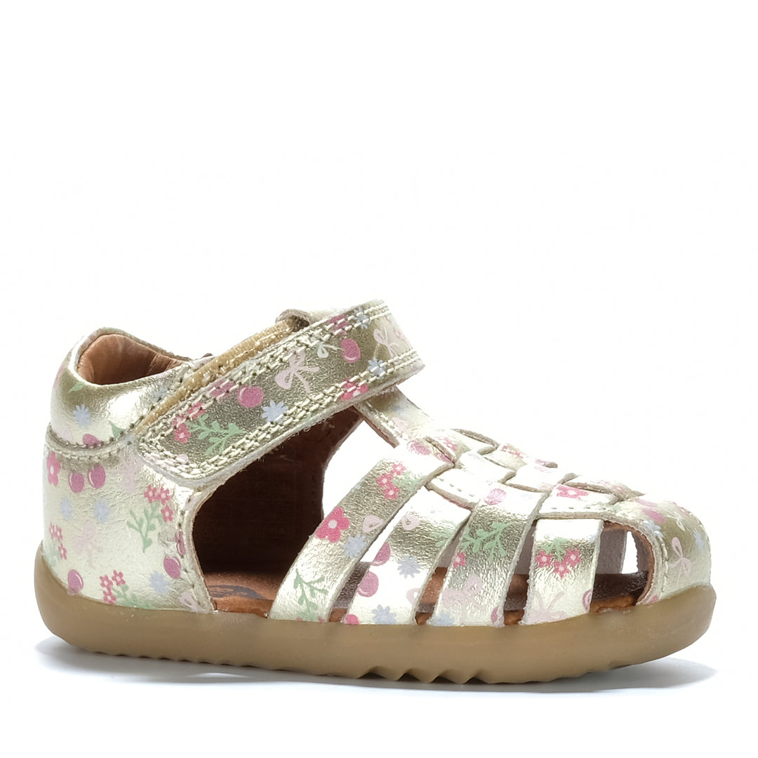 Bobux Step Up Harbor Gold Multi Toddler Sandals