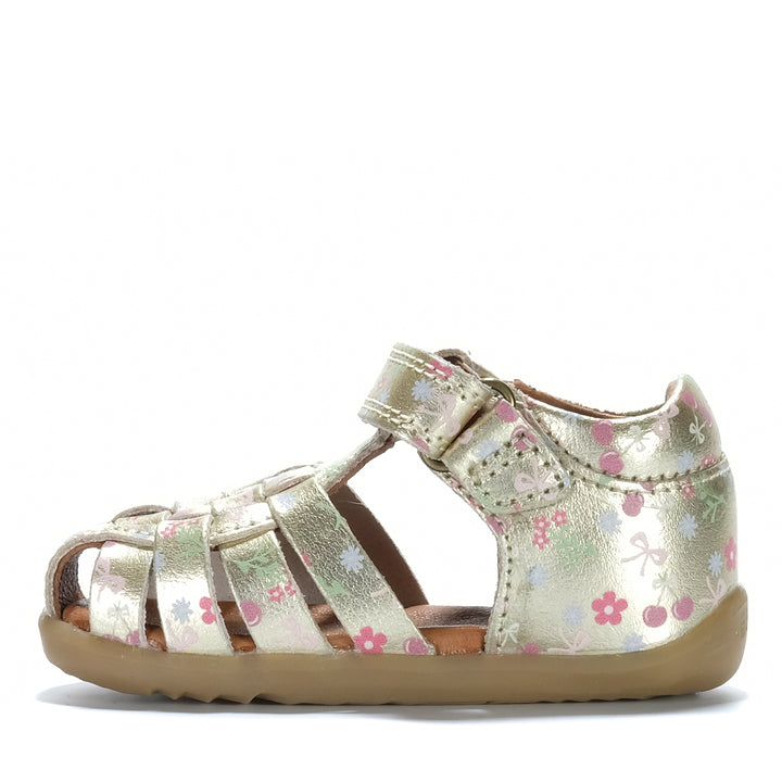 Bobux Step Up Harbor Gold Multi Toddler Sandals