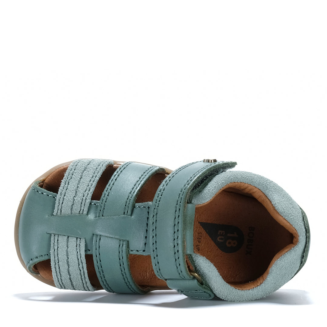 Bobux Step Up Roam Iceberg Green Toddler Sandals