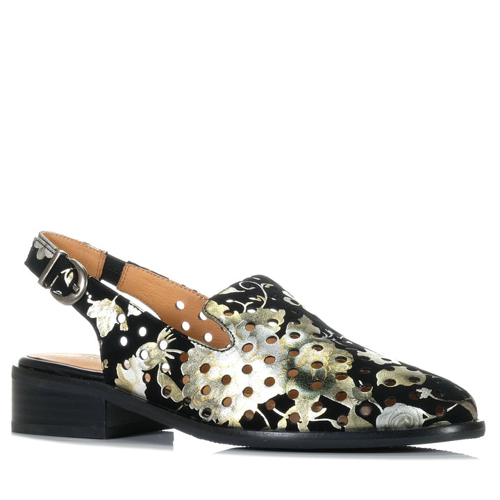 Bresley Asp Night Garden, Womens, bresley, flats, heels, multi, shoes, womens