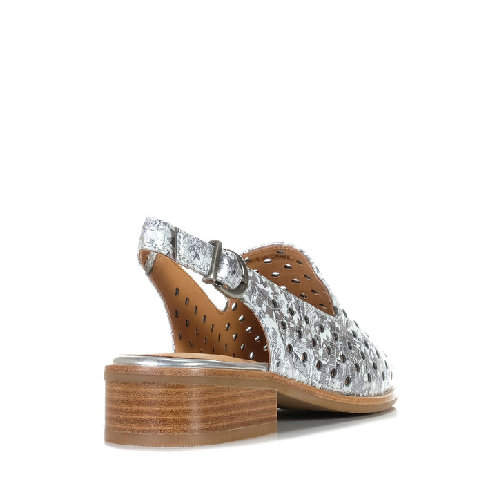 Bresley Asp Silver Dizzy, Womens, bresley, flats, heels, metallic, shoes, womens