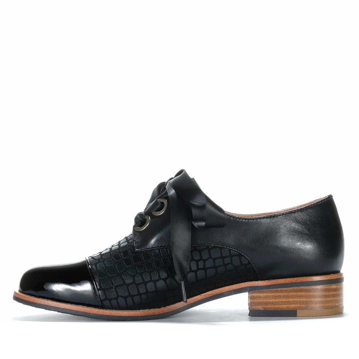 Bresley Avit Black/Croc Womens Shoes