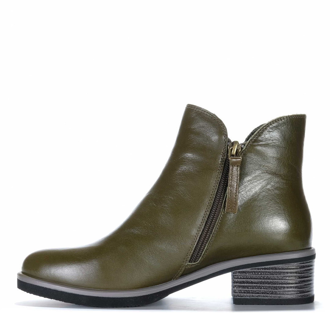 Bresley Dolomite Olive Womens Boots