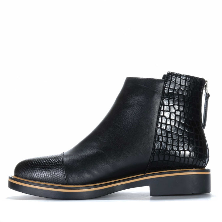 Bresley Duckling Black Mix Womens Boots