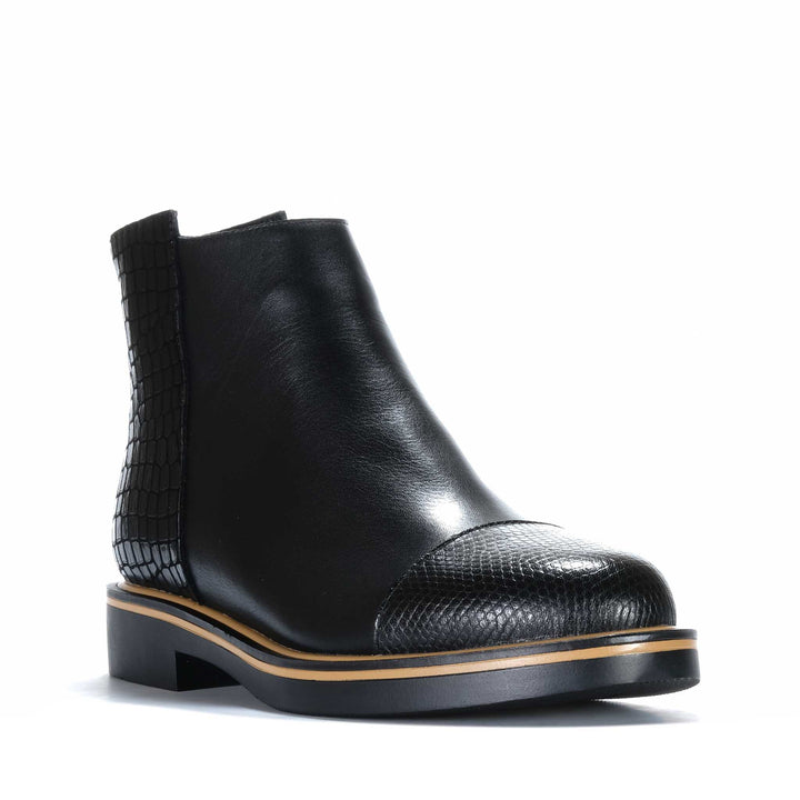 Bresley Duckling Black Mix Womens Boots