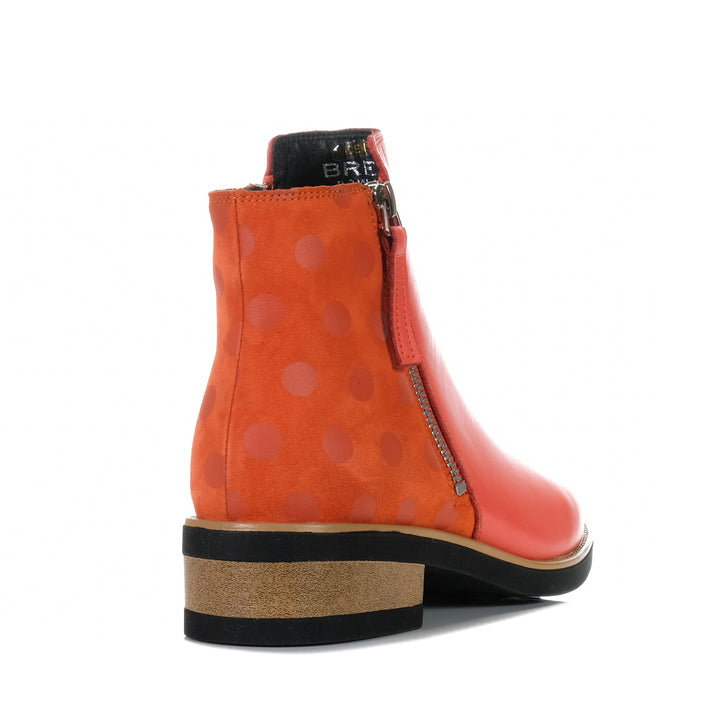 Bresley Dungeon Orange/Spot, 37 eu, 38 eu, 39 eu, 40 eu, 41 eu, ankle boots, boots, bresley, orange, womens