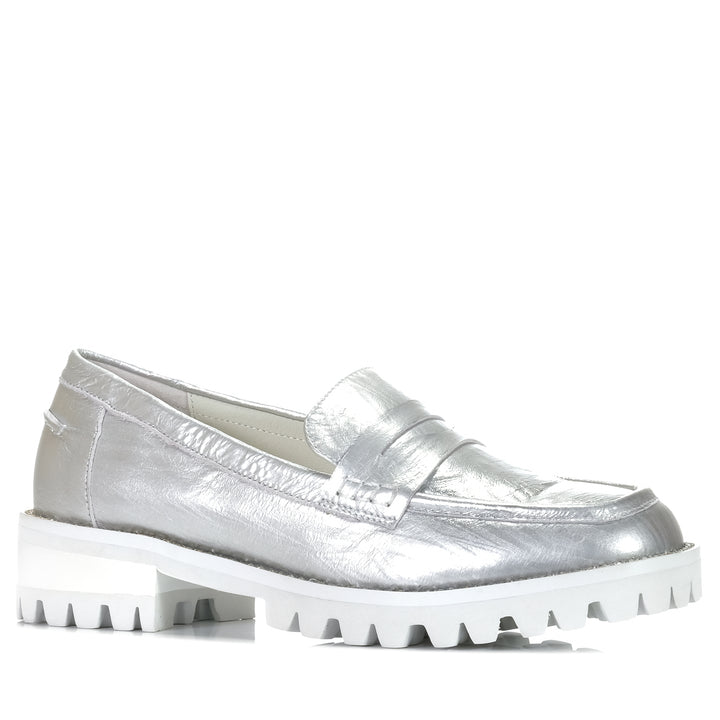 Bresley Paisley Silver Snake, Womens, bresley, flats, metallic, shoes, womens