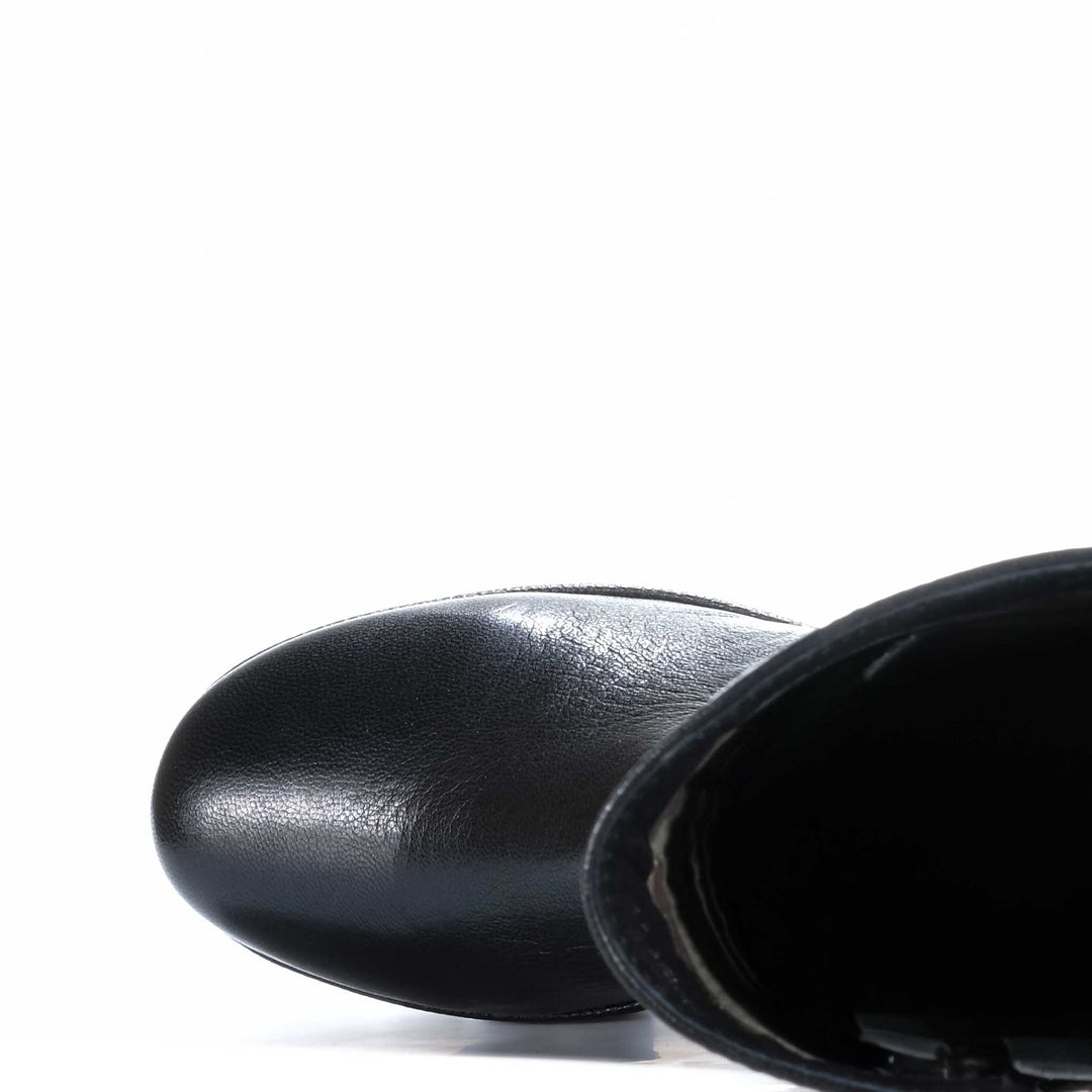 Bresley Panzy Black Mix Womens Boots