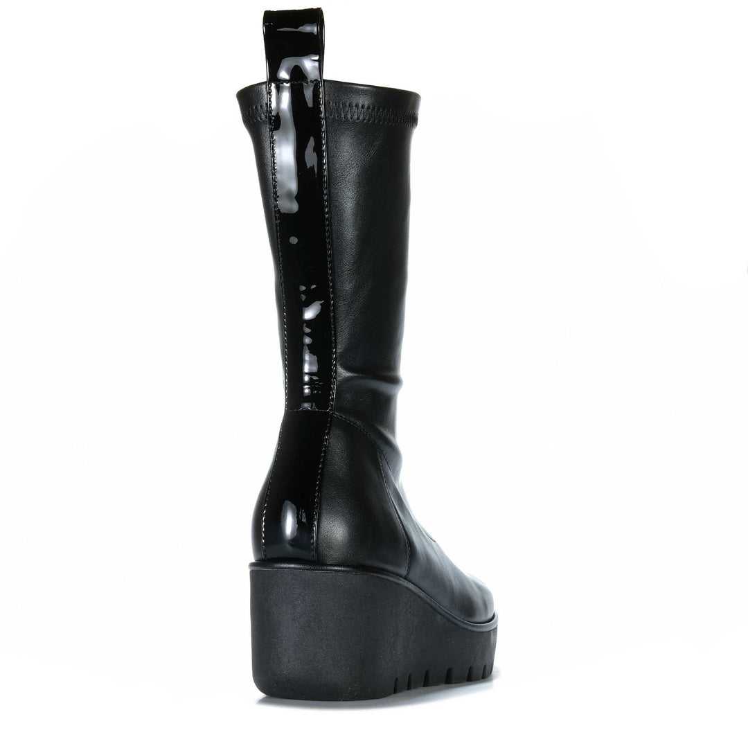 Bresley Petunia Black Womens Boots
