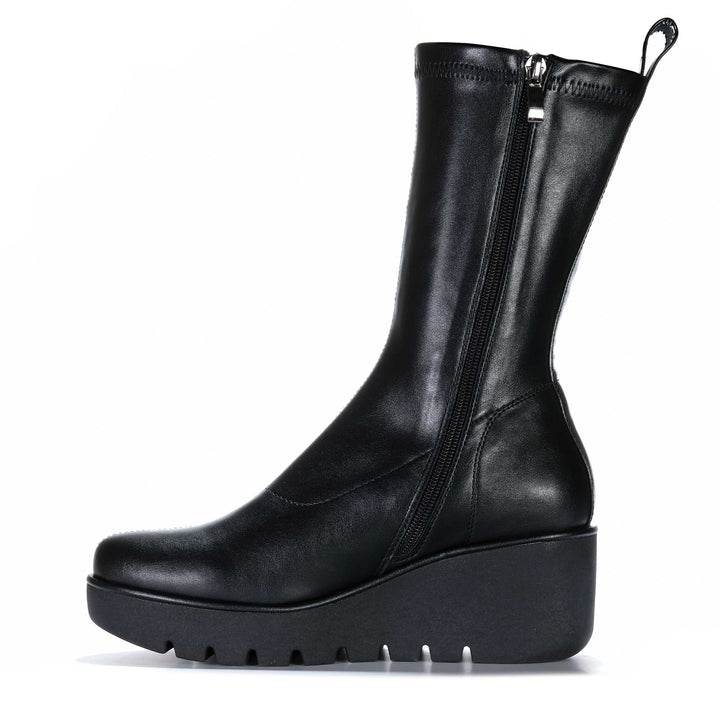 Bresley Petunia Black Womens Boots