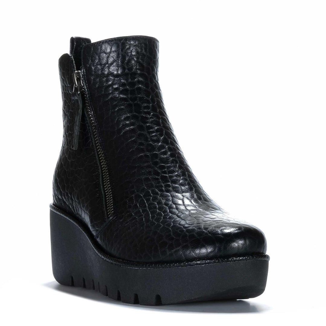 Bresley Puzzle Black Bubble Womens Boots