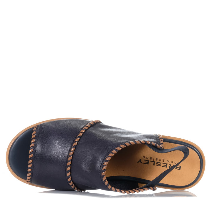 Bresley Serenade Navy/Tan, Womens, bresley, flats, multi, sandals, womens