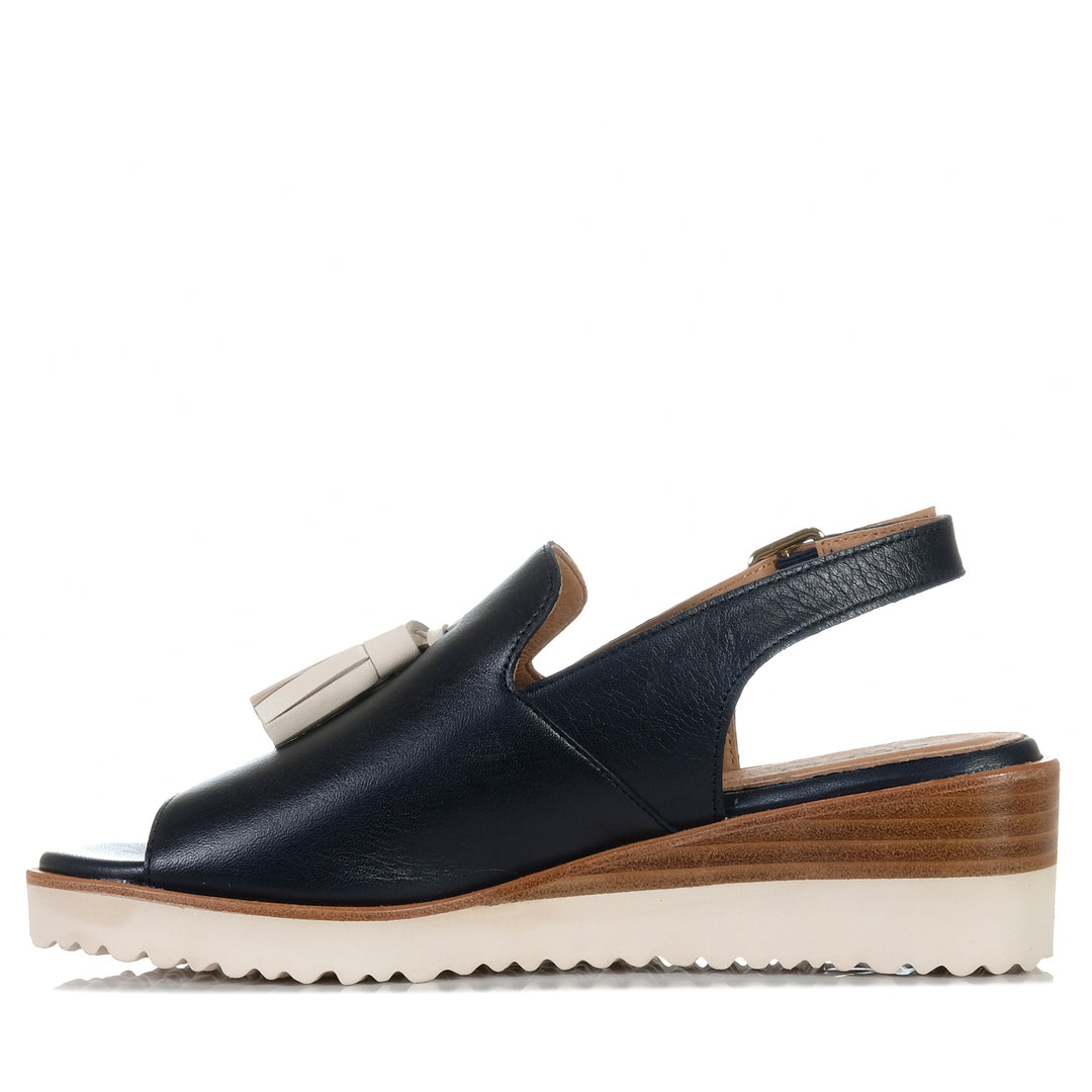 Bresley Smokey Navy, Womens, blue, bresley, flats, sandals, womens