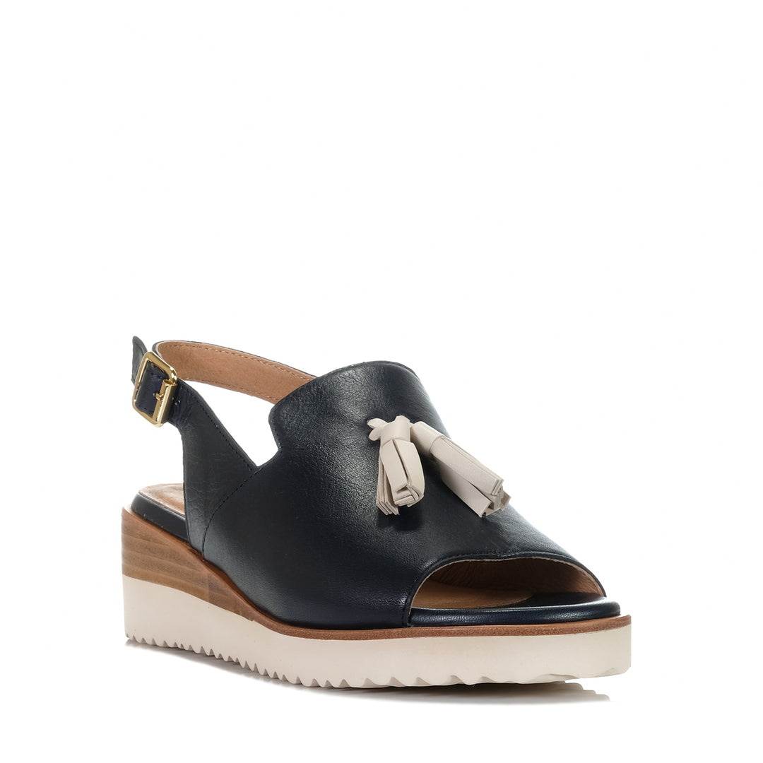 Bresley Smokey Navy, Womens, blue, bresley, flats, sandals, womens