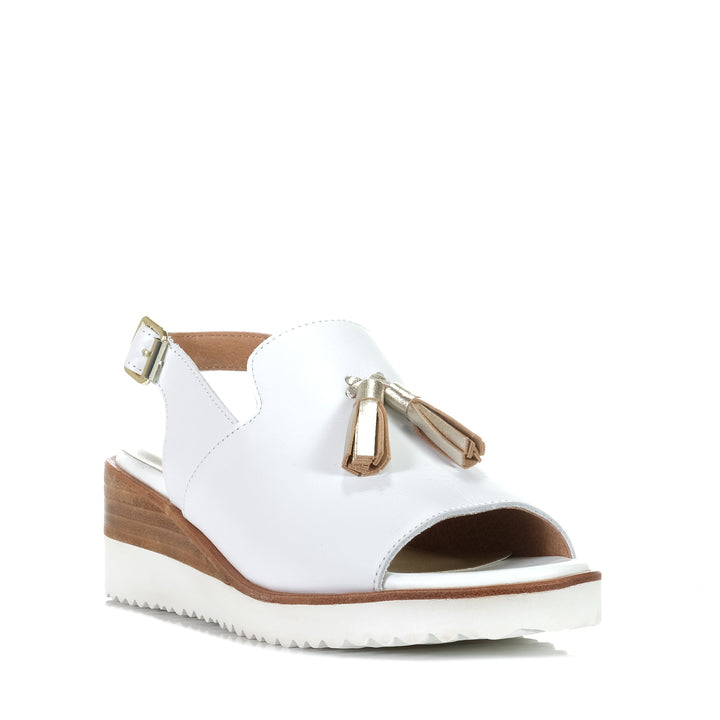 Bresley Smokey White, Womens, Bresley, flats, sandals, white, womens