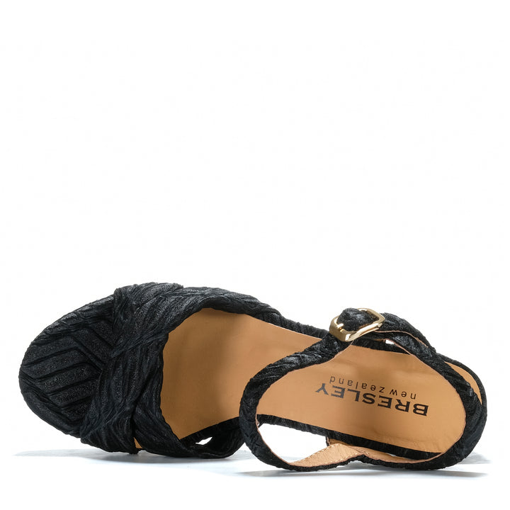Bresley Starlit Black Womens Sandals