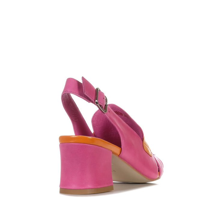 Bresley Alfonzo Fuxia/Orange, 37 EU, 38 EU, 39 EU, 40 EU, 41 EU, Bresley, heels, multi, orange, pink, shoes, womens