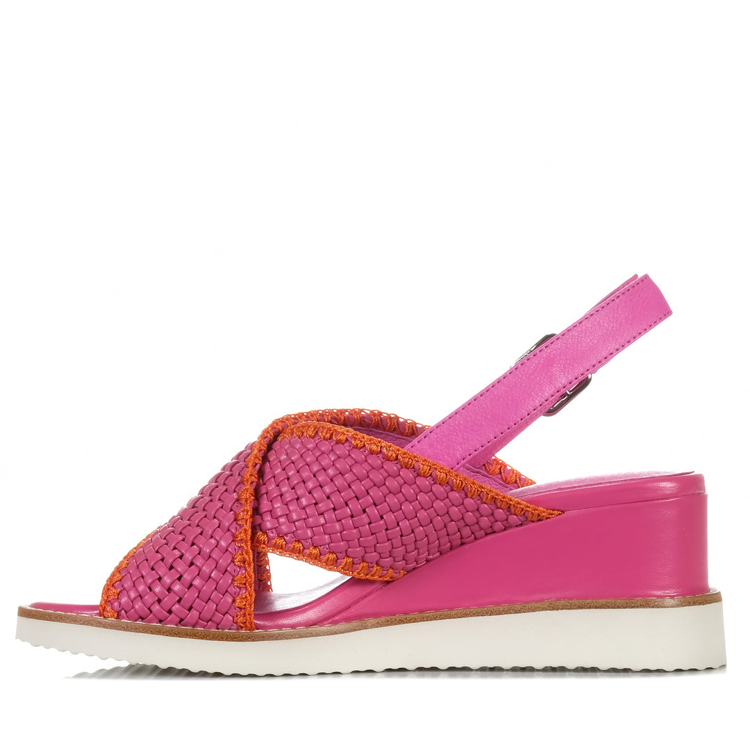 Bresley Shayna Hot Pink, 37 eu, 38 eu, 39 eu, 40 eu, 41 eu, bresley, flats, multi, pink, sandals, womens