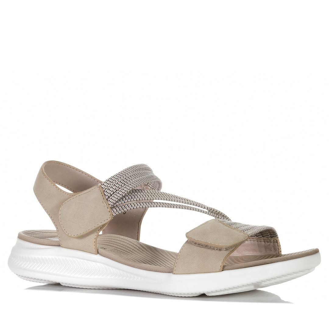 CC Resorts Florrie Apricot/Multi Womens Sandals