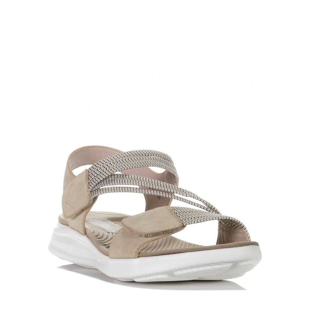 CC Resorts Florrie Apricot/Multi Womens Sandals