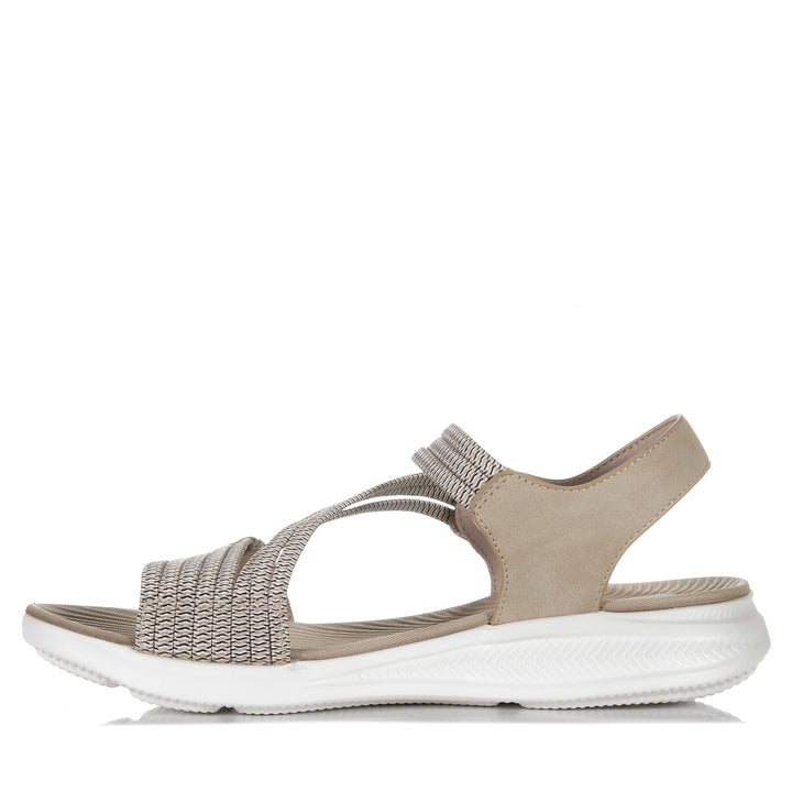 CC Resorts Florrie Apricot/Multi Womens Sandals