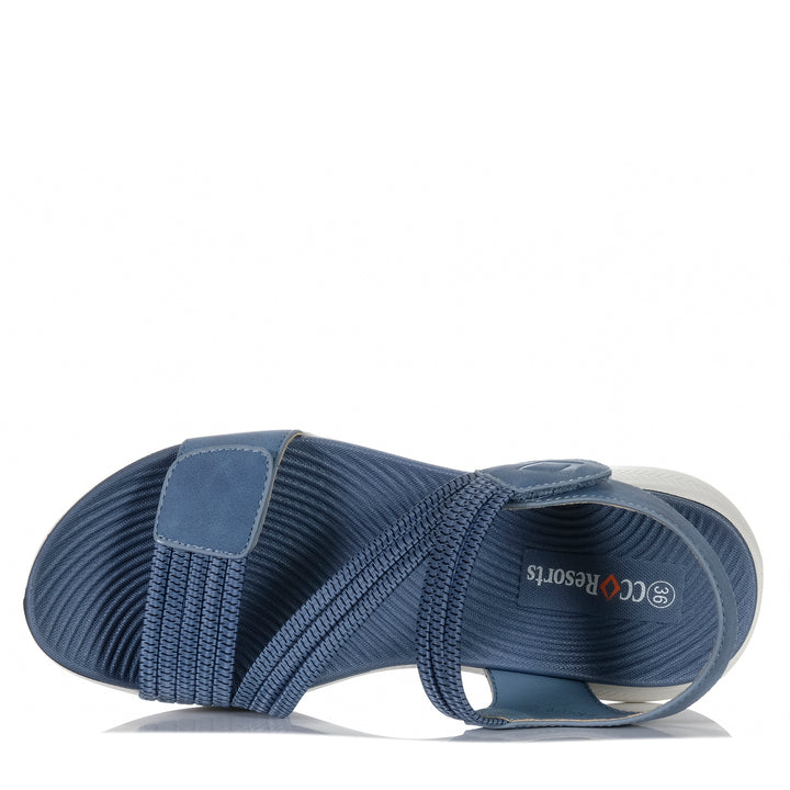 CC Resorts Florrie Denim Womens Sandals