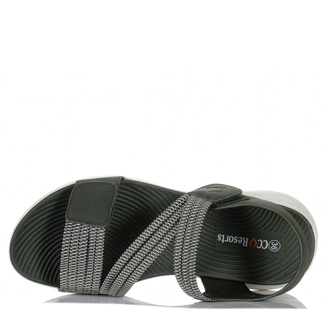 CC Resorts Florrie Military Womens Sandals