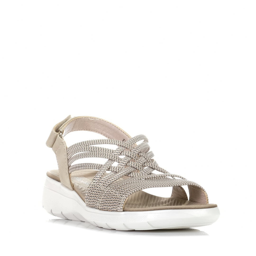 CC Resorts Flyta Apricot/Multi, Womens, cc resorts, flats, sandals, taupe, womens