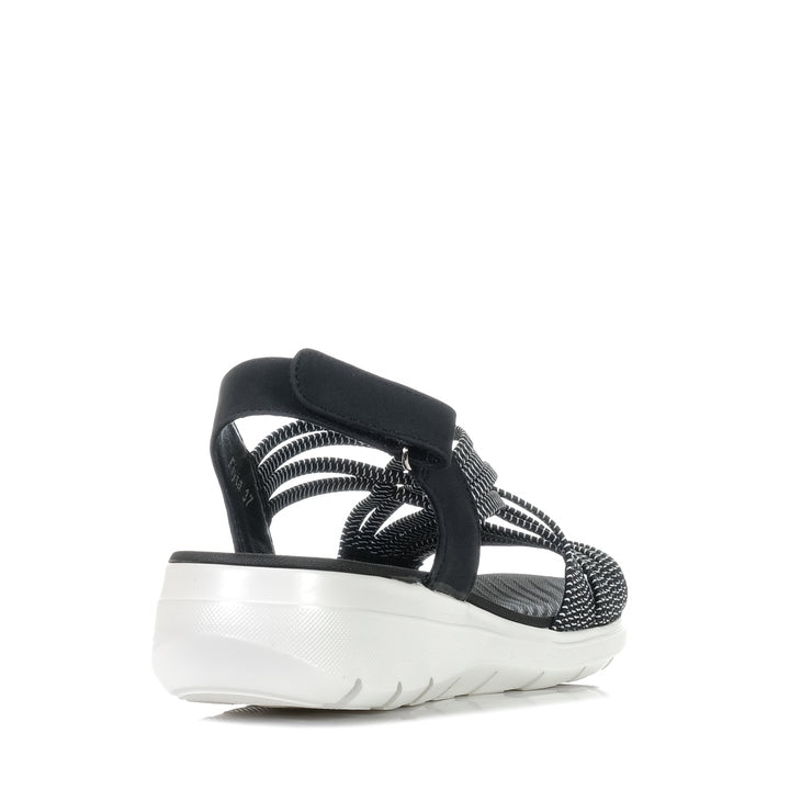 CC Resorts Flyta Black, Womens, black, cc resorts, flats, sandals, womens