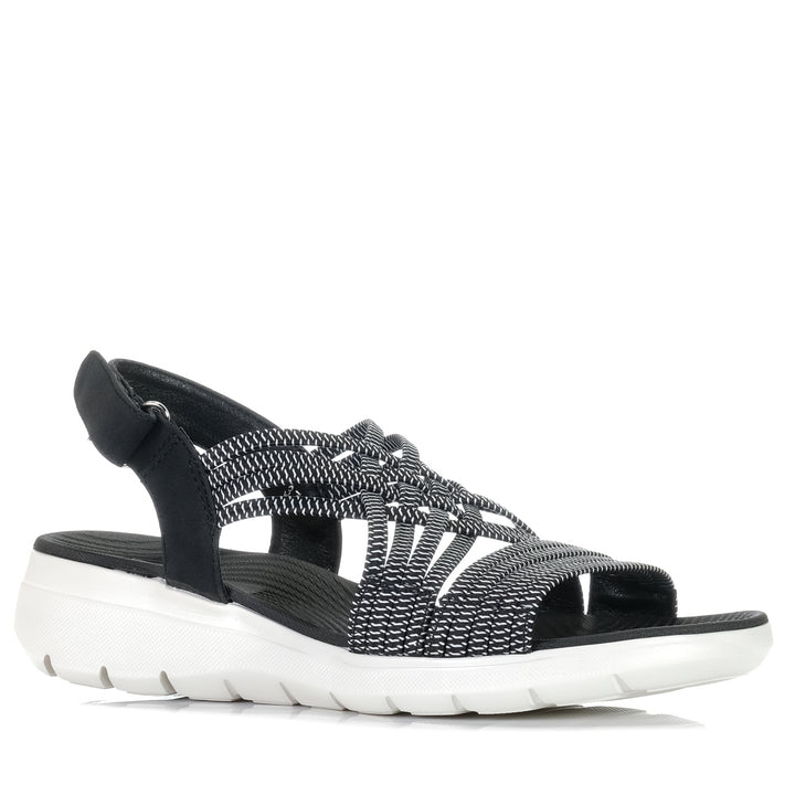 CC Resorts Flyta Black, Womens, black, cc resorts, flats, sandals, womens