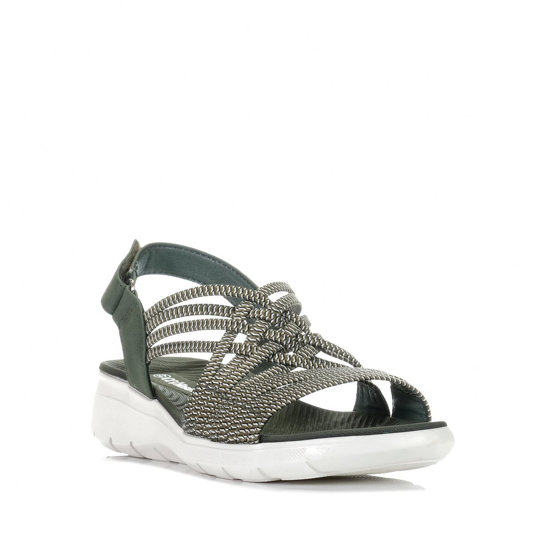 CC Resorts Flyta Olive/Multi, Womens, cc resorts, flats, green, multi, sandals, womens