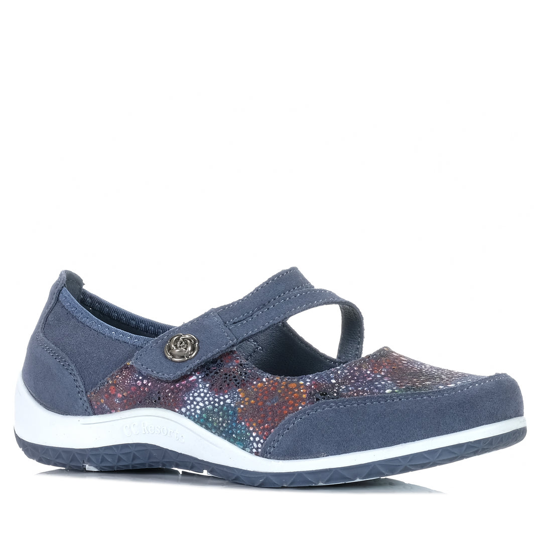 CC Resorts Jasmyn Navy, 37 eu, 38 eu, 39 eu, 40 eu, 41 eu, 42 EU, blue, cc resorts, flats, shoes, womens