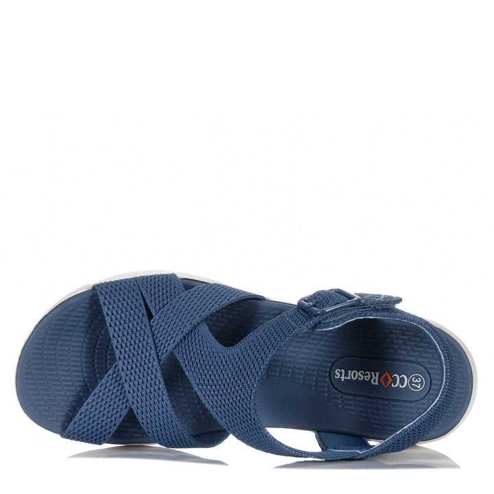 CC Resorts Leonar Denim Womens Sandals