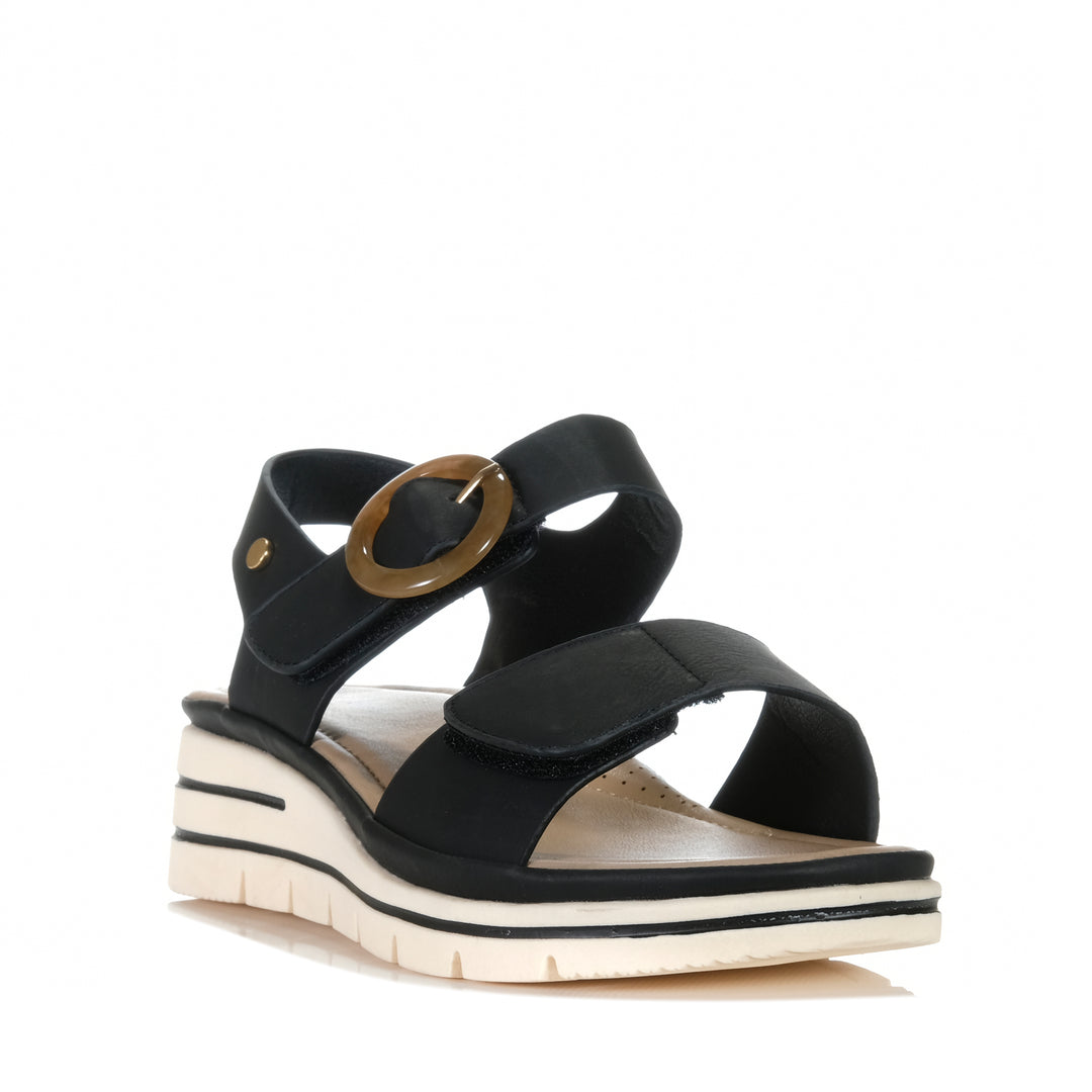 CC Resorts Yarra Black Womens Sandals