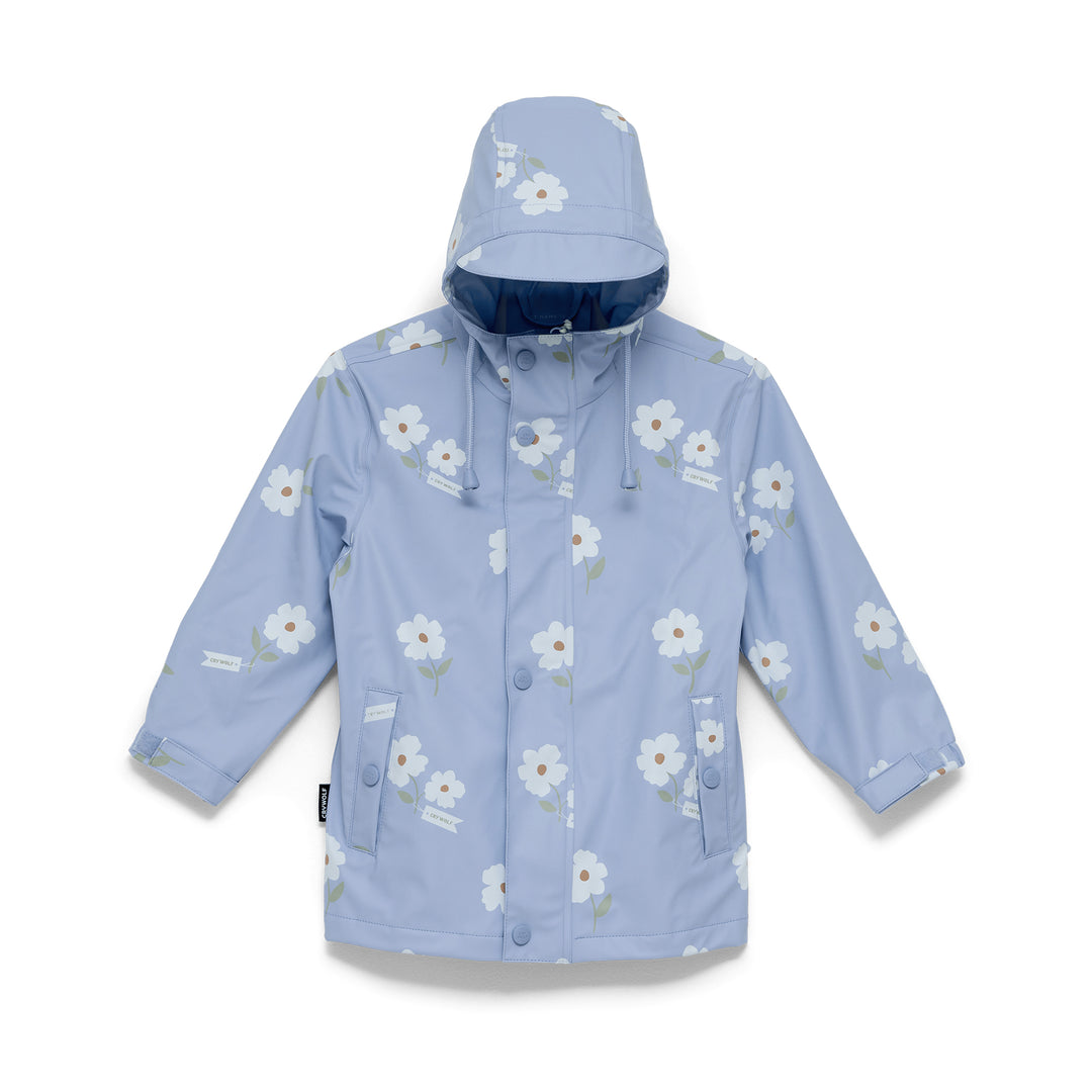 Crywolf Play Jacket Floral Periwinkle