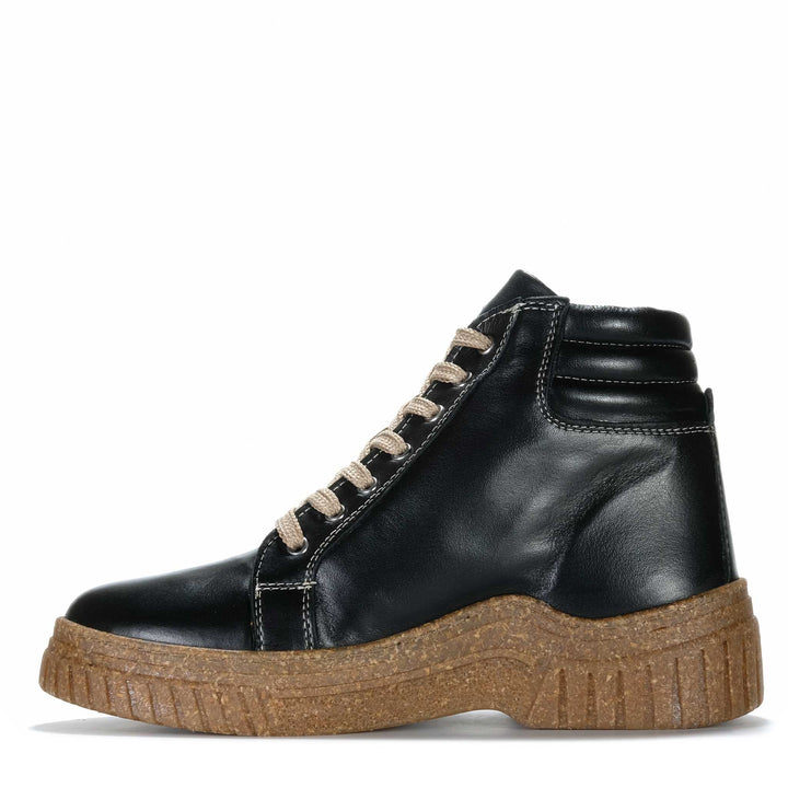Cabello Charlie Black Womens Boots