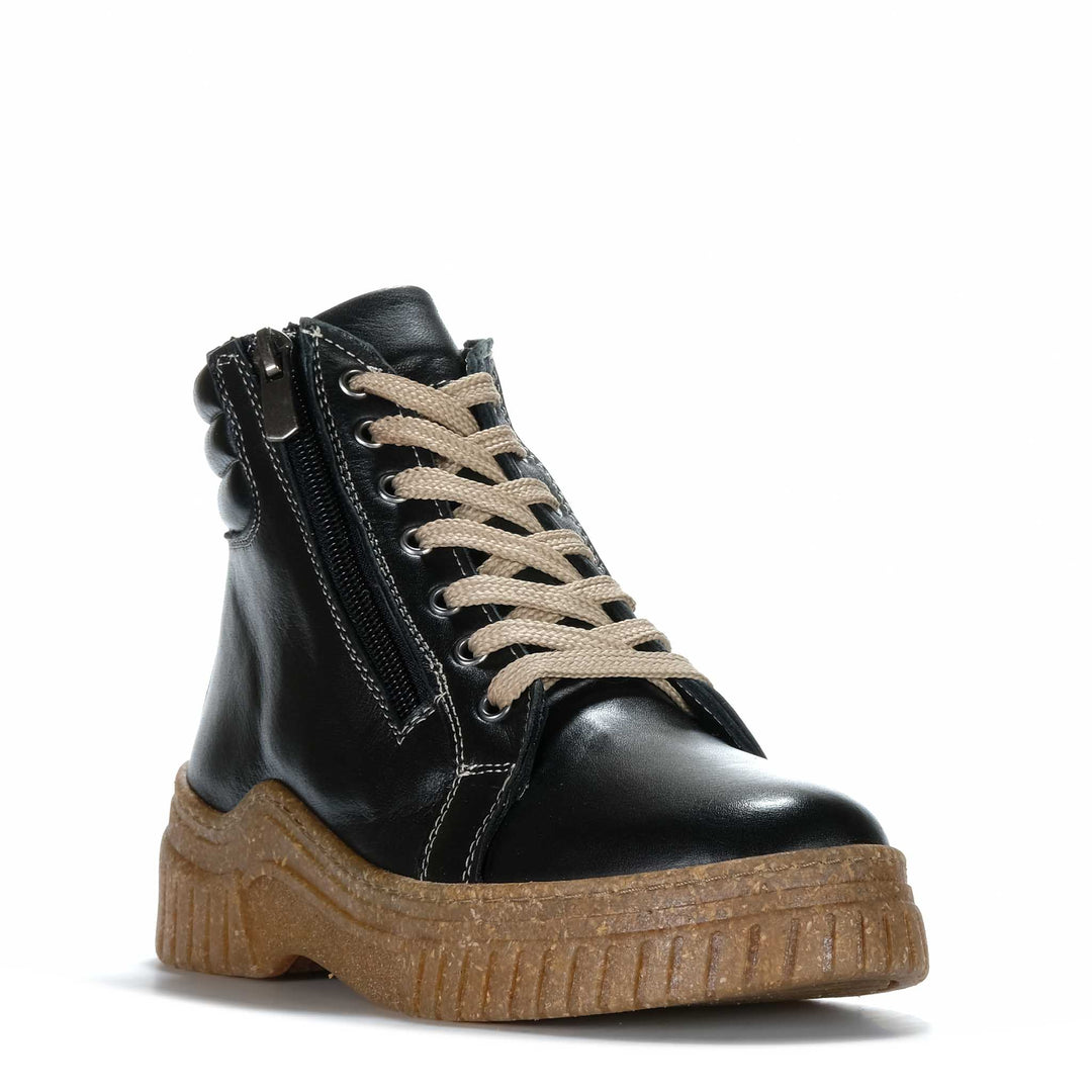 Cabello Charlie Black Womens Boots