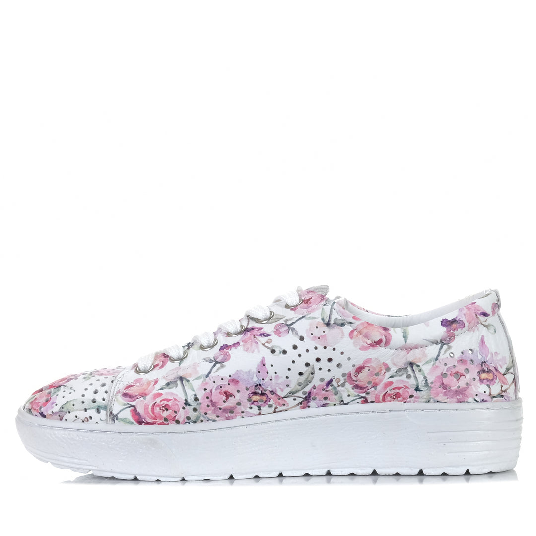 Cabello EG11P Floral, Womens, cabello, flats, lace, low-tops, multi, shoes, sneakers, wide, womens, zip