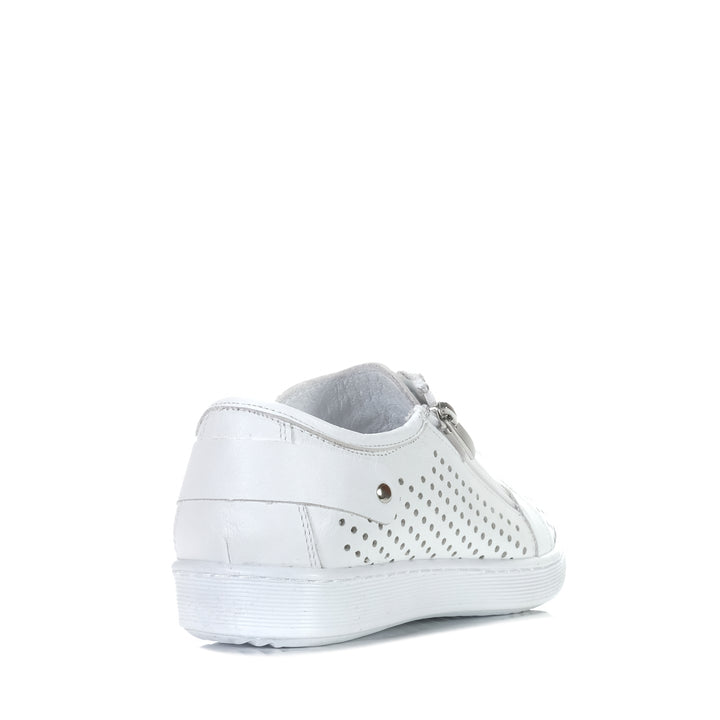 Cabello EG17 White, Womens, cabello, flats, shoes, white, wide, womens