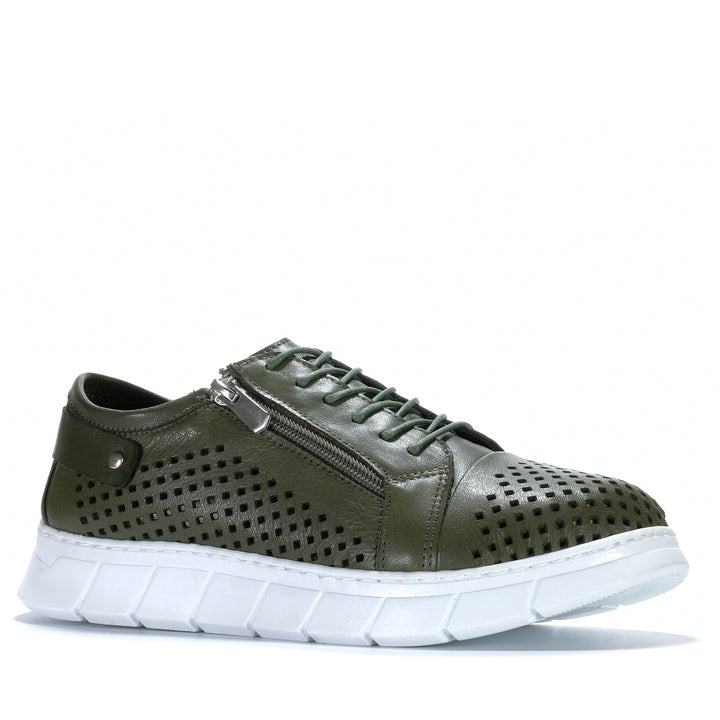 Cabello EG172 Khaki Womens Shoes