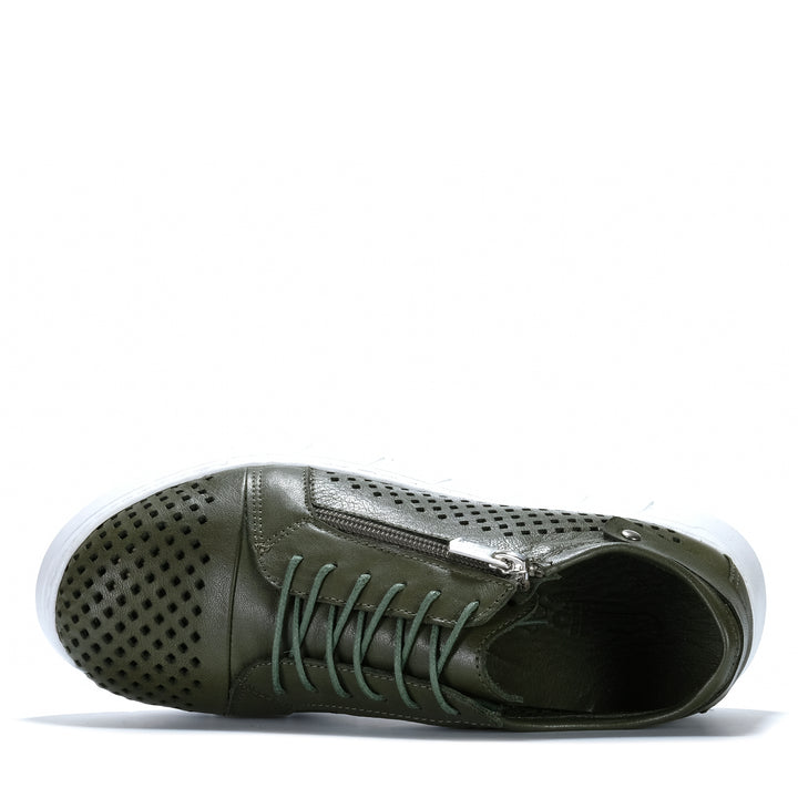 Cabello EG172 Khaki Womens Shoes