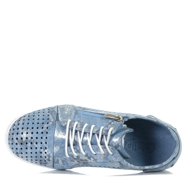 Cabello EG17P Denim, Womens, blue, Cabello, flats, shoes, wide, womens