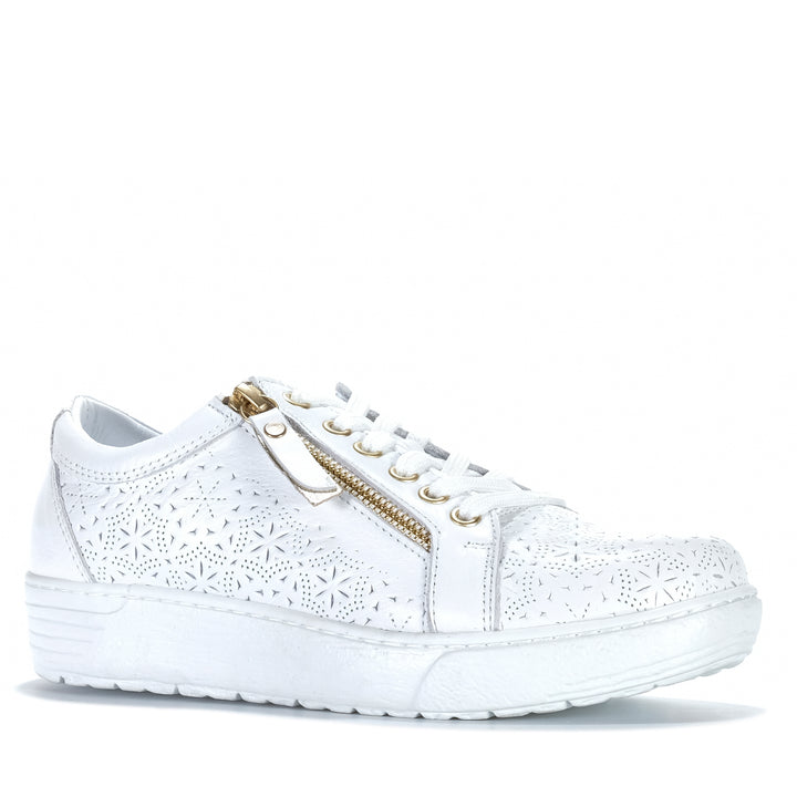 Cabello EG71 White Womens Sneakers