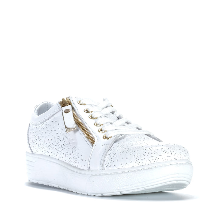 Cabello EG71 White Womens Sneakers