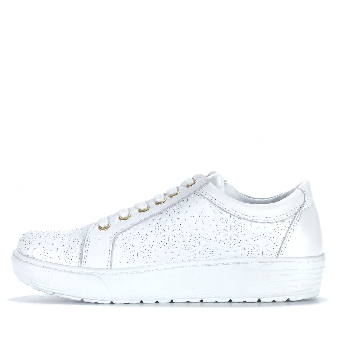 Cabello EG71 White Womens Sneakers