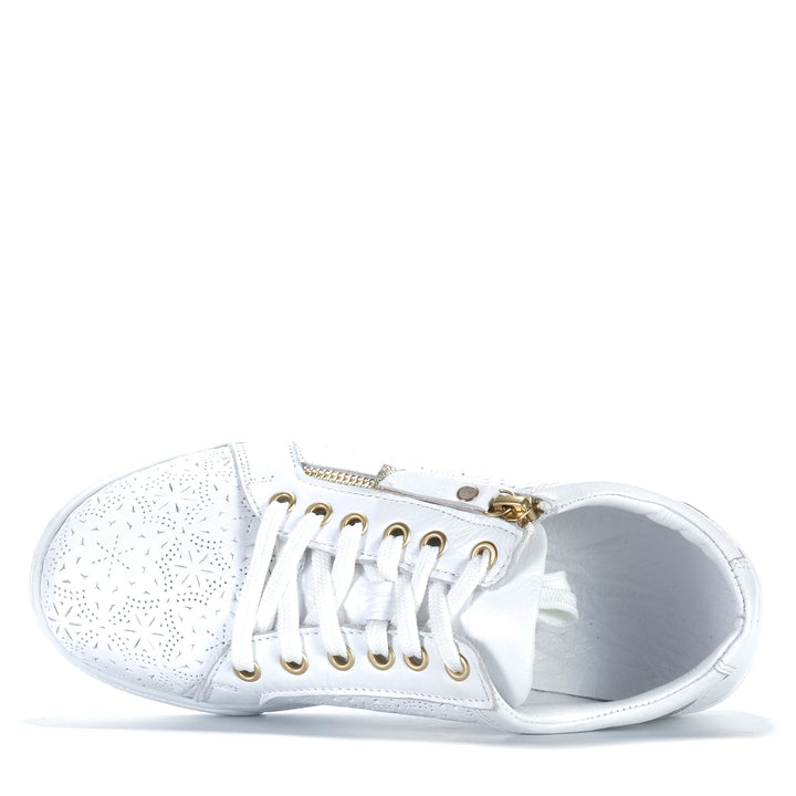 Cabello EG71 White Womens Sneakers