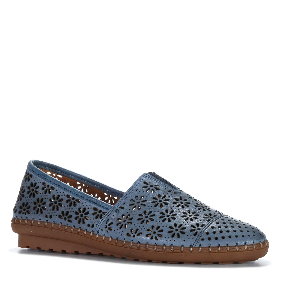 Cabello Kylie Womens Flats#color_denim